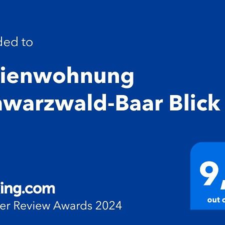 Ferienwohnung Schwarzwald-Baar Blick Donaueschingen Extérieur photo